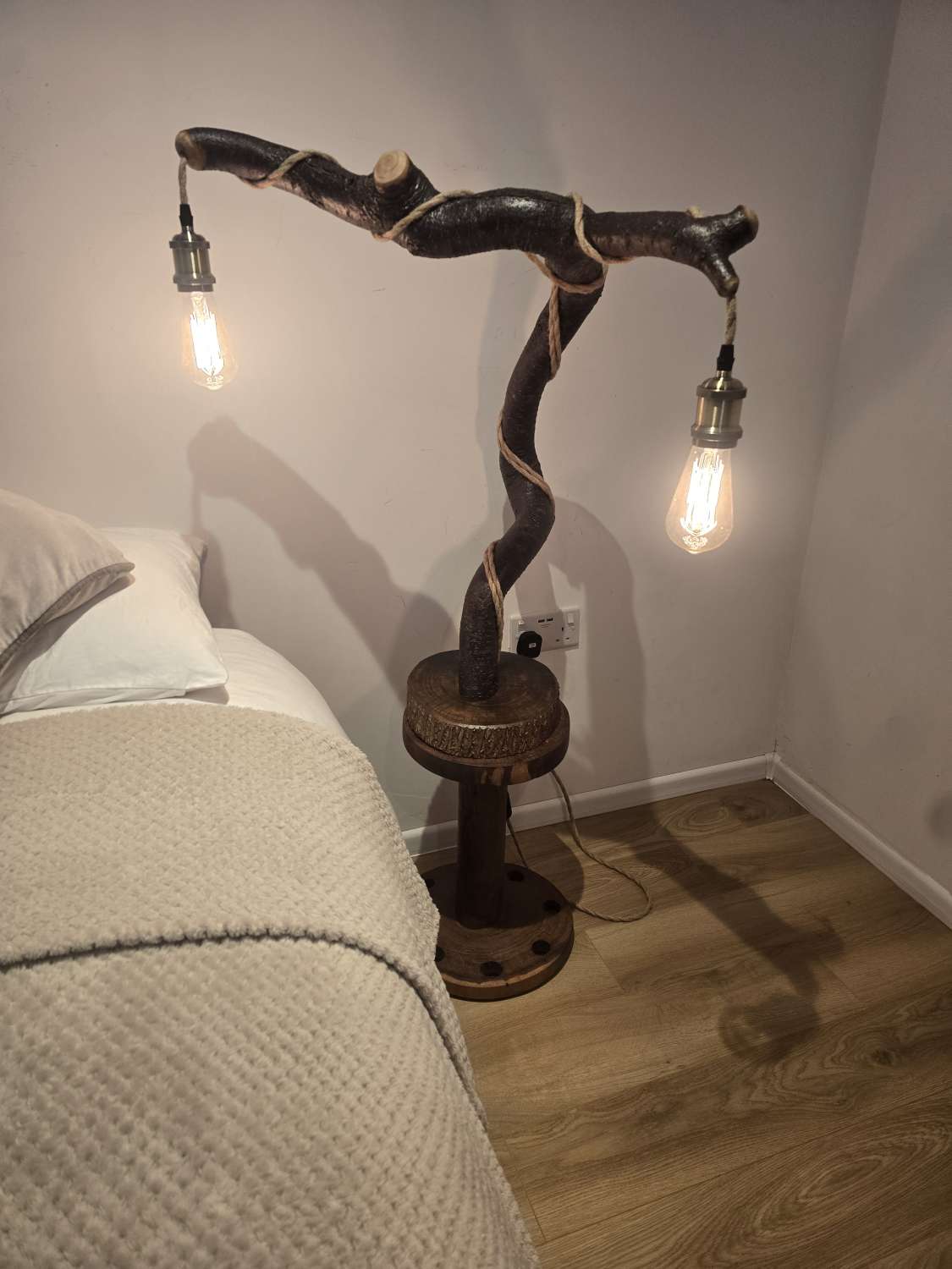 Rustic Freestanding lamp Rustic Freestanding lamp