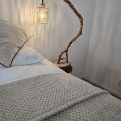 Natural rustic table lamp or bedside lamp 3