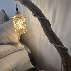 Natural rustic table lamp or bedside lamp 5