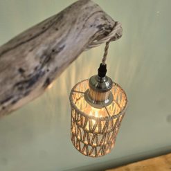 Natural rustic table lamp or bedside lamp 12