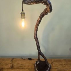 Rustic curved wooden lamp 7 Rustic curved wooden lamp 7