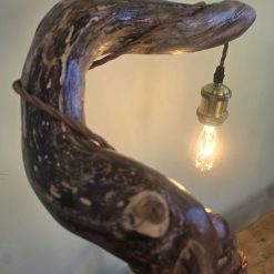 Rustic curved wooden lamp 11 Rustic curved wooden lamp 11