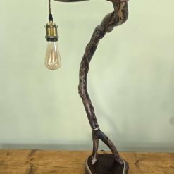 Rustic curved wooden lamp 12 Rustic curved wooden lamp 12