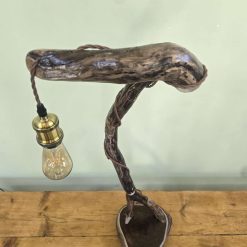 Rustic curved wooden lamp 13 Rustic curved wooden lamp 13