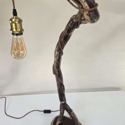Rustic curved wooden lamp 15 Rustic curved wooden lamp 15