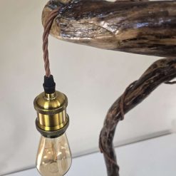 Rustic curved wooden lamp 16 Rustic curved wooden lamp 16