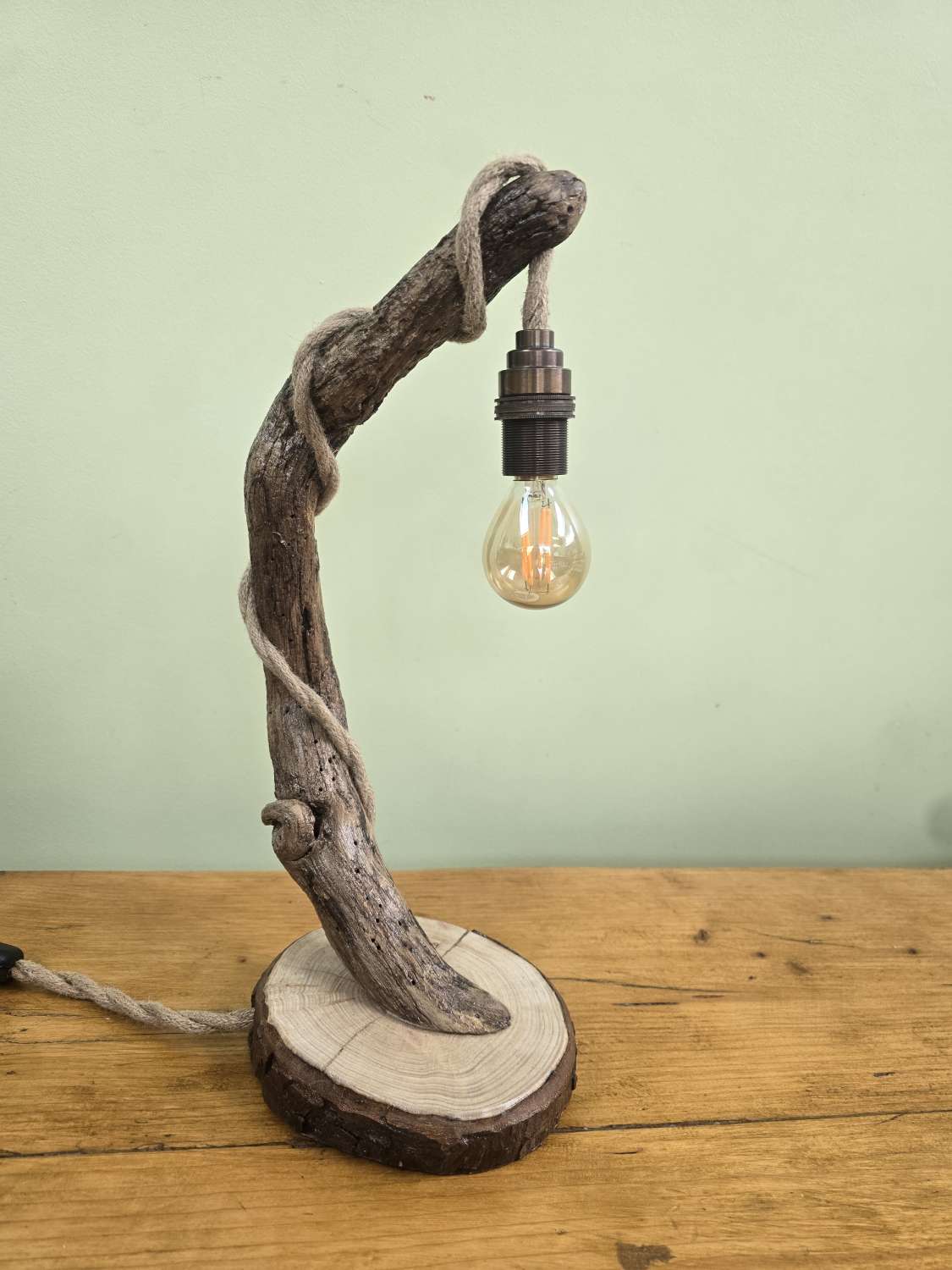 Rustic Bedside or Desk lamp Rustic Bedside or Desk lamp