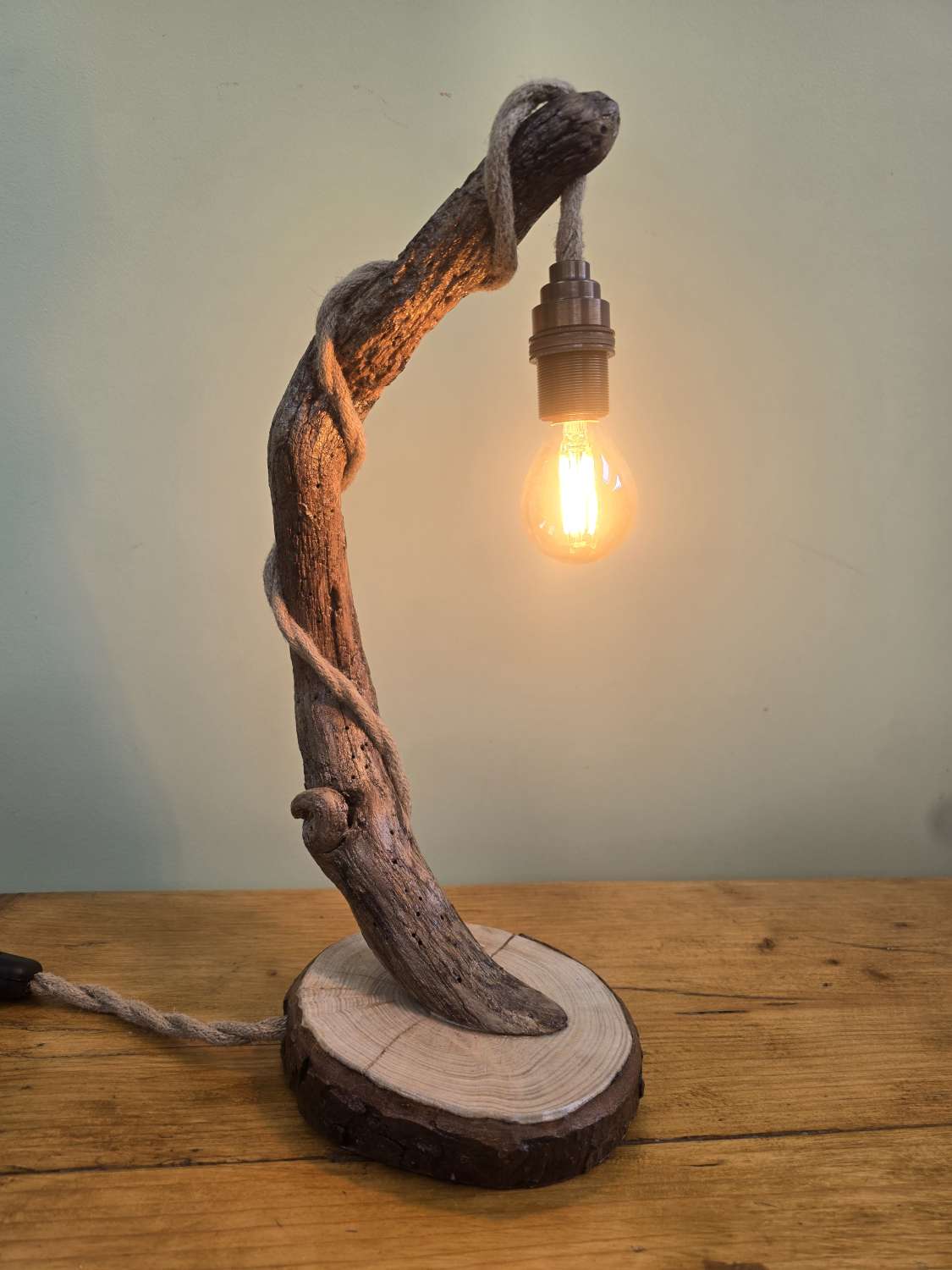 Rustic Bedside or Desk lamp Rustic Bedside or Desk lamp