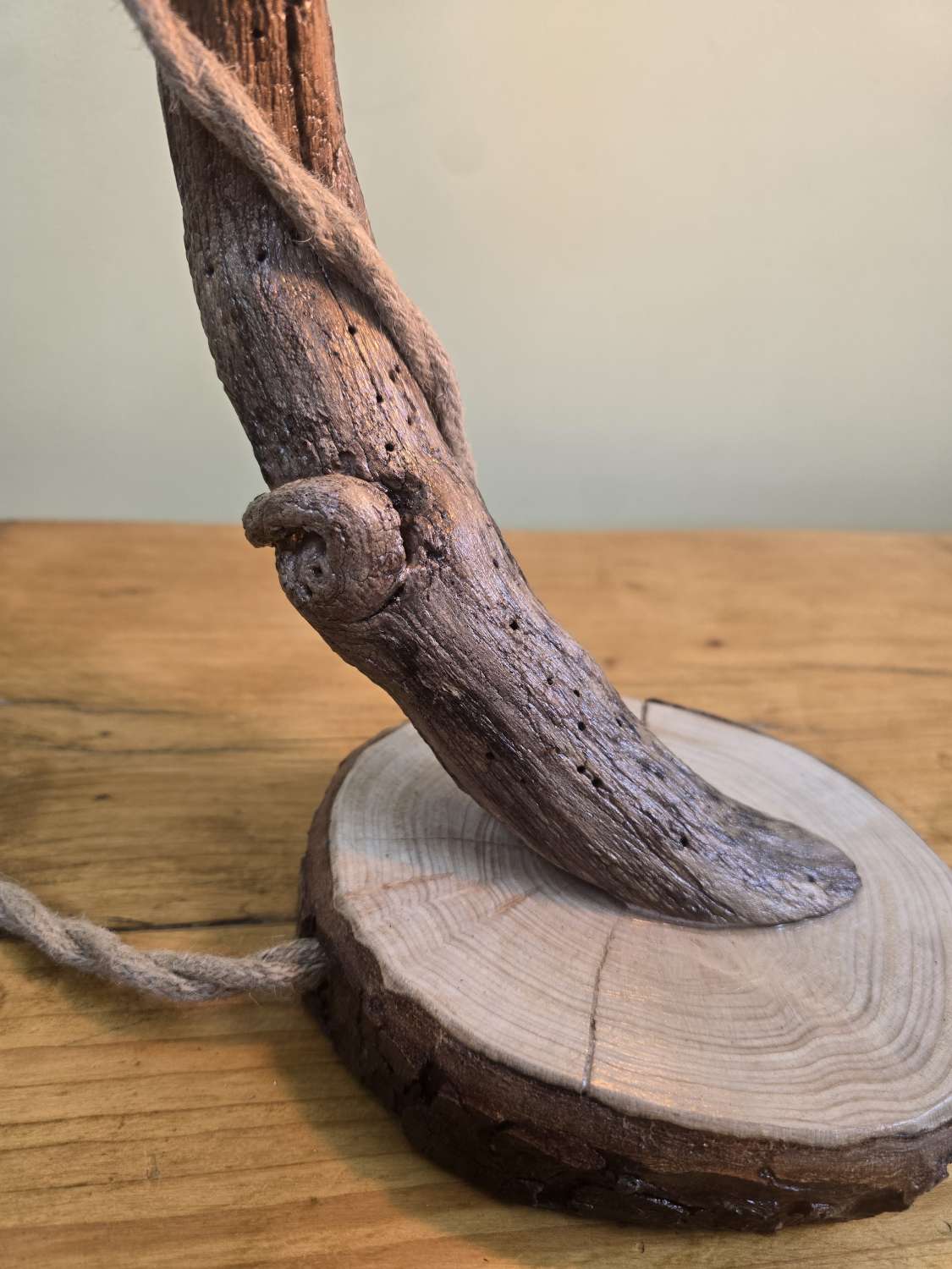 Rustic Bedside or Desk lamp Rustic Bedside or Desk lamp