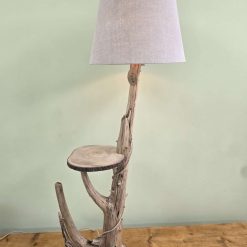 Rustic bedside table and lamp combination 5 Rustic bedside table and lamp combination 5