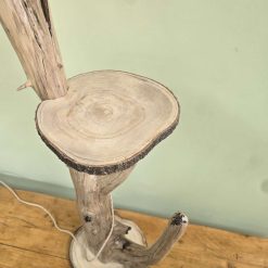 Rustic bedside table and lamp combination 12 Rustic bedside table and lamp combination 12