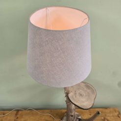 Rustic bedside table and lamp combination 2 Rustic bedside table and lamp combination 2