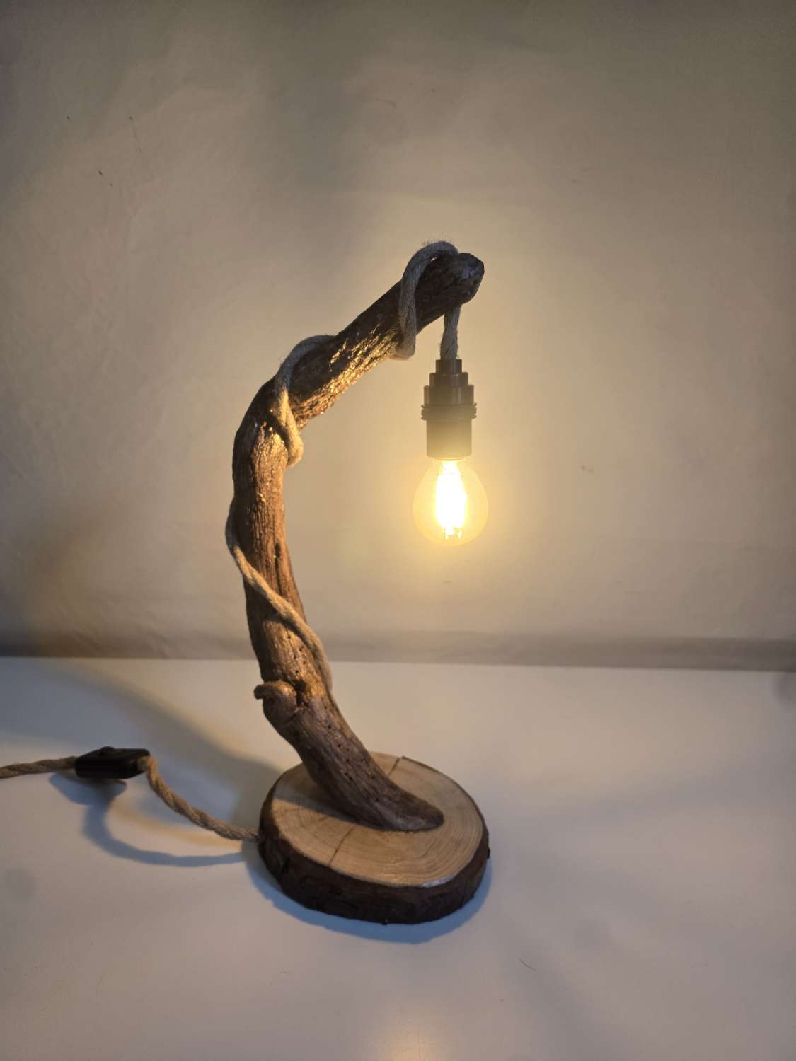 Rustic Bedside or Desk lamp Rustic Bedside or Desk lamp