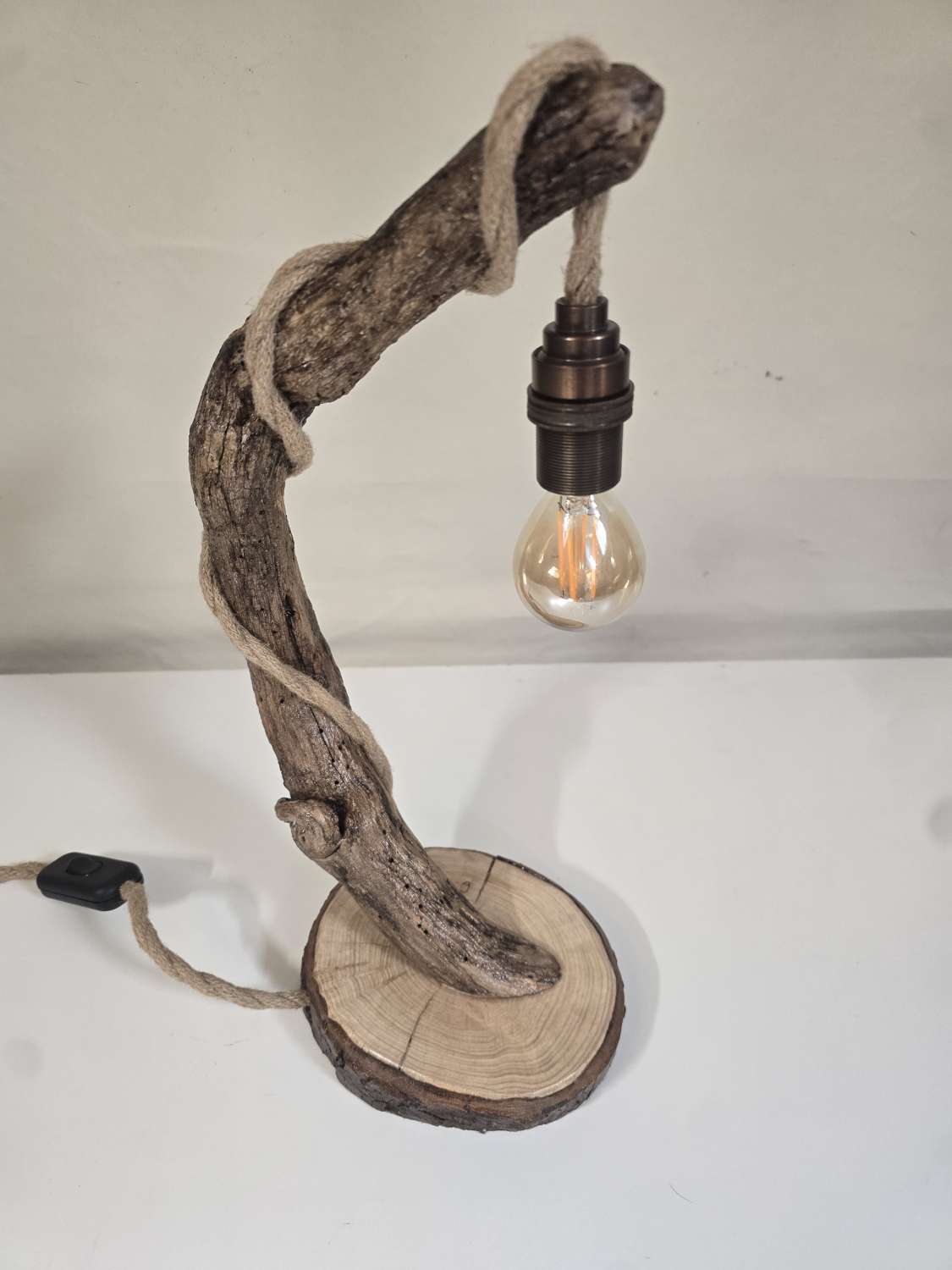 Rustic Bedside or Desk lamp Rustic Bedside or Desk lamp