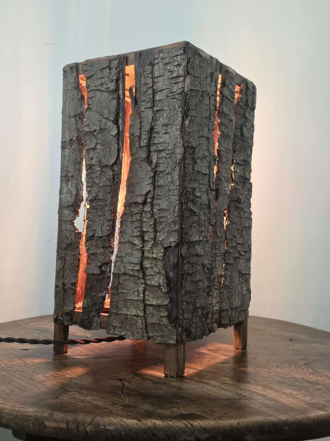 Soft Glow Tree Bark Bedside lamp Soft Glow Tree Bark Bedside lamp