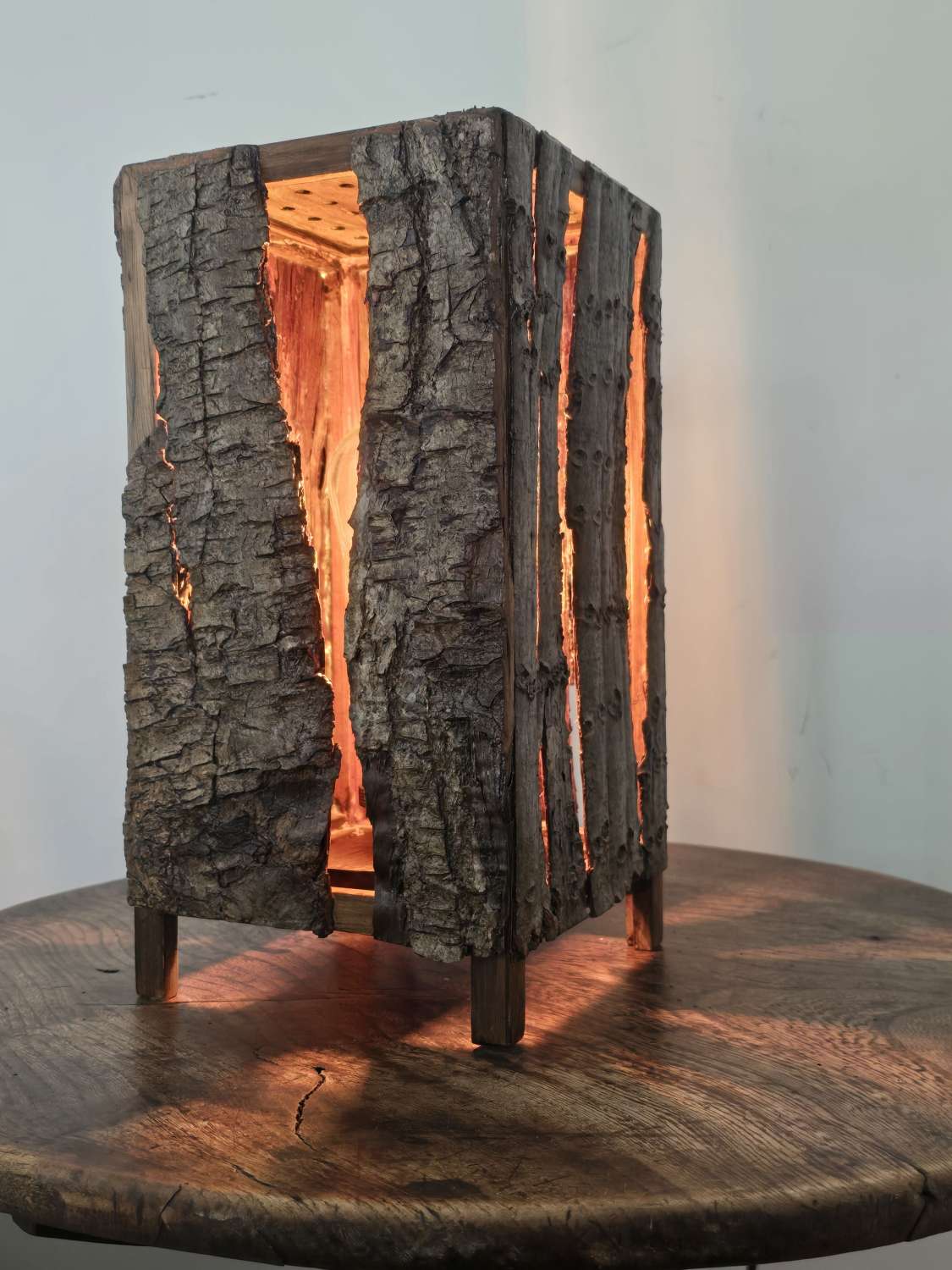 Soft Glow Tree Bark Bedside lamp Soft Glow Tree Bark Bedside lamp