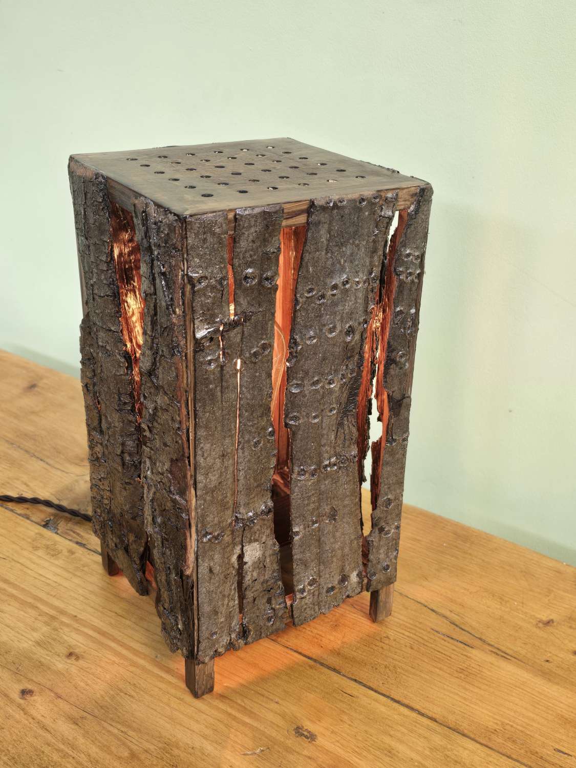 Soft Glow Tree Bark Bedside lamp Soft Glow Tree Bark Bedside lamp