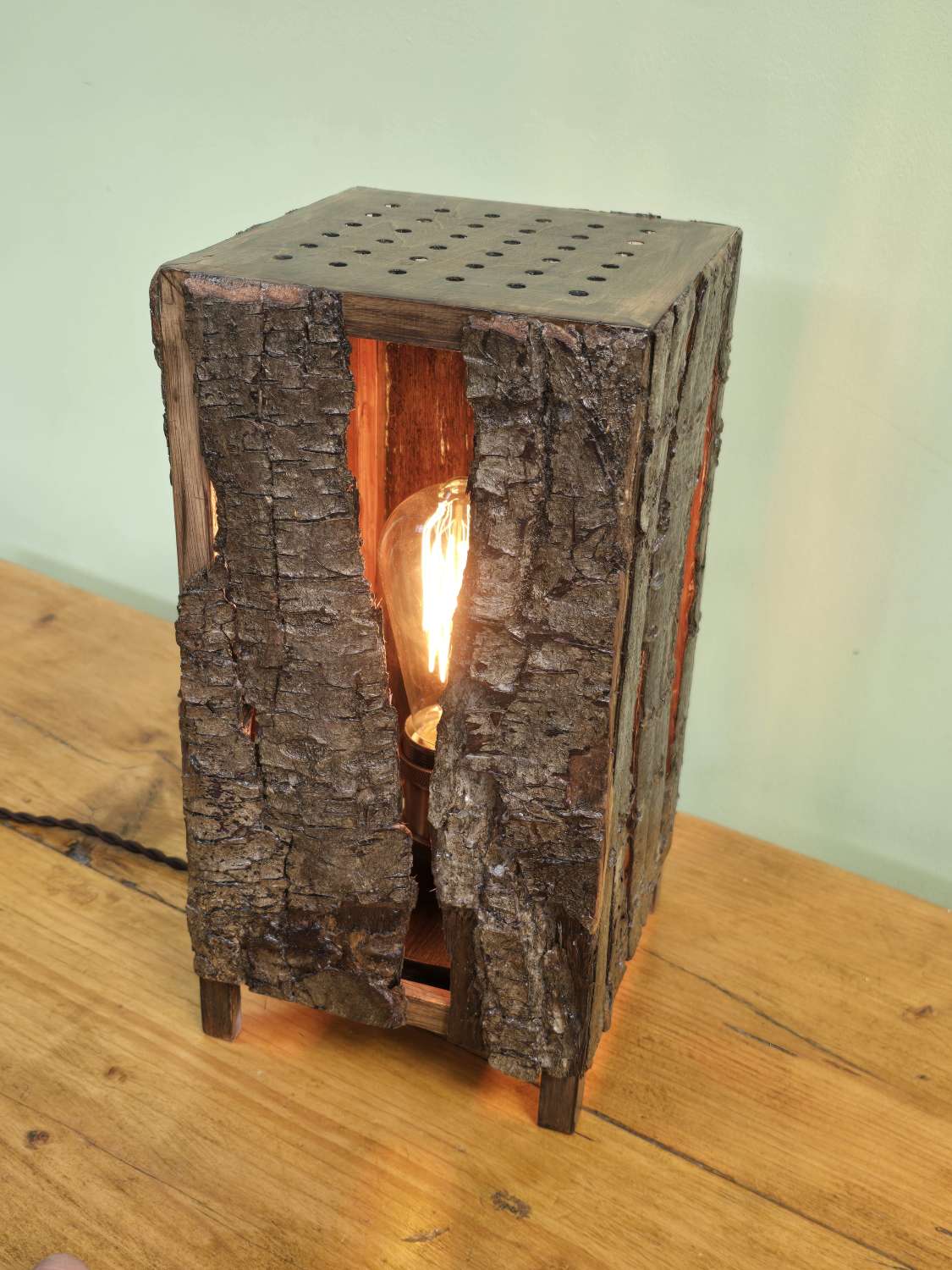 Soft Glow Tree Bark Bedside lamp Soft Glow Tree Bark Bedside lamp