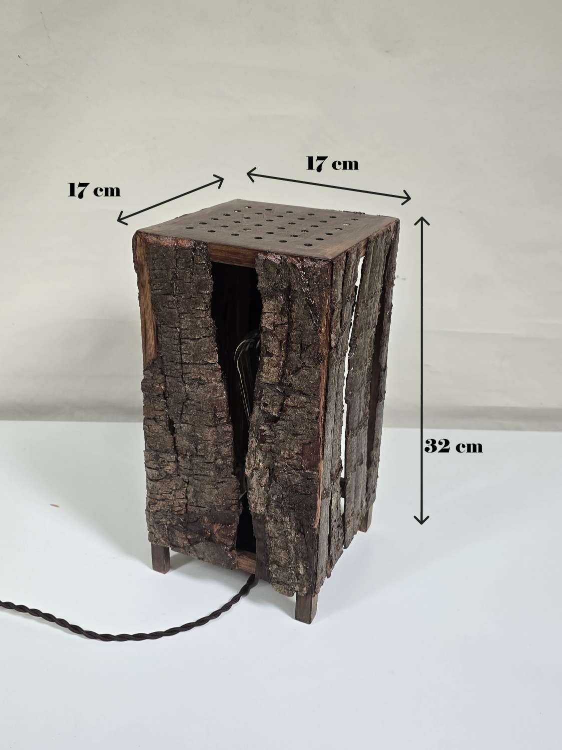 Soft Glow Tree Bark Bedside lamp Soft Glow Tree Bark Bedside lamp