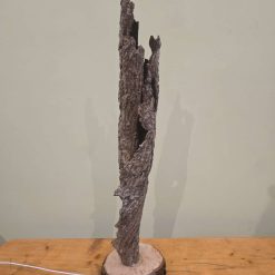 Tall Soft Glow Tree Bark Lamp 12