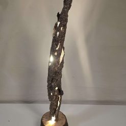 Tall Soft Glow Tree Bark Lamp 1