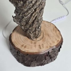 Tall Soft Glow Tree Bark Lamp 3