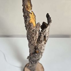 Tall Soft Glow Tree Bark Lamp 4