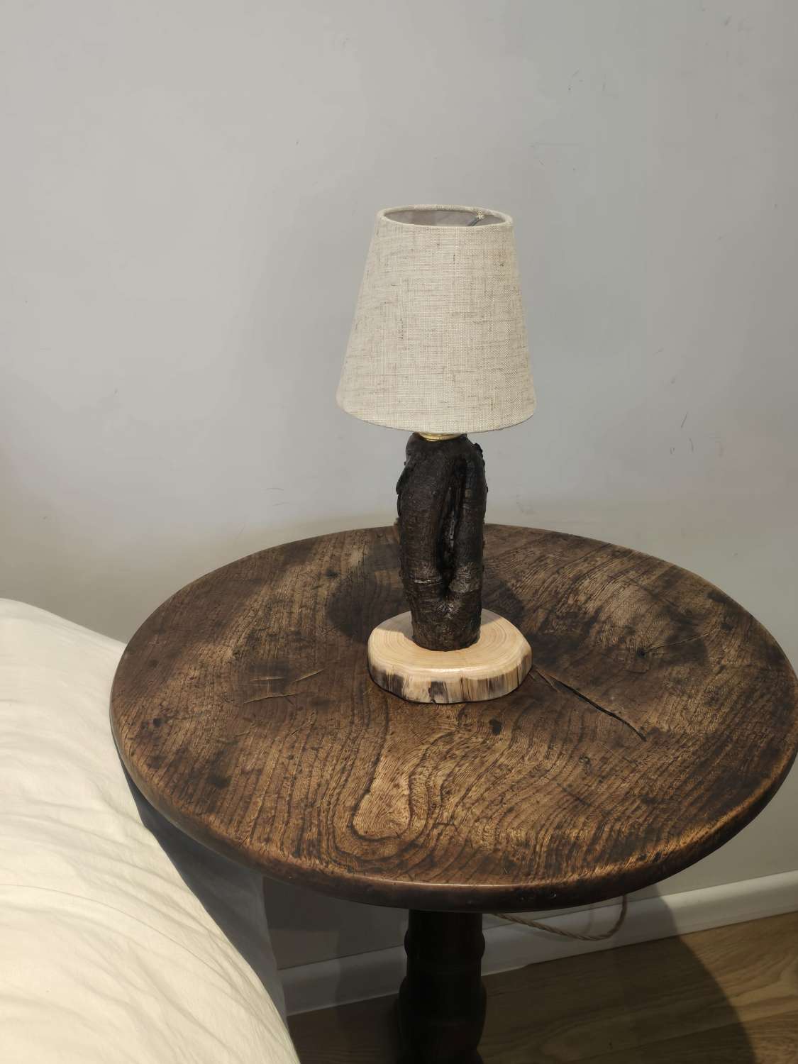 Handmade Wooden bedside / Table lamp Handmade Wooden bedside / Table lamp