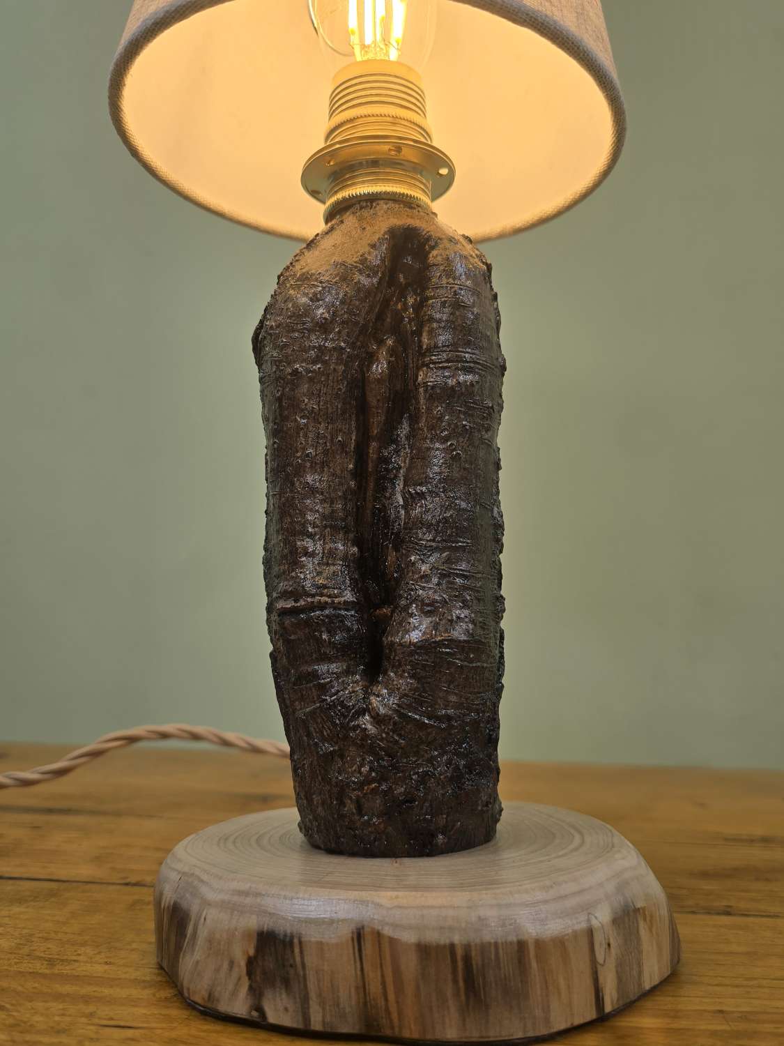 Handmade Wooden bedside / Table lamp Handmade Wooden bedside / Table lamp