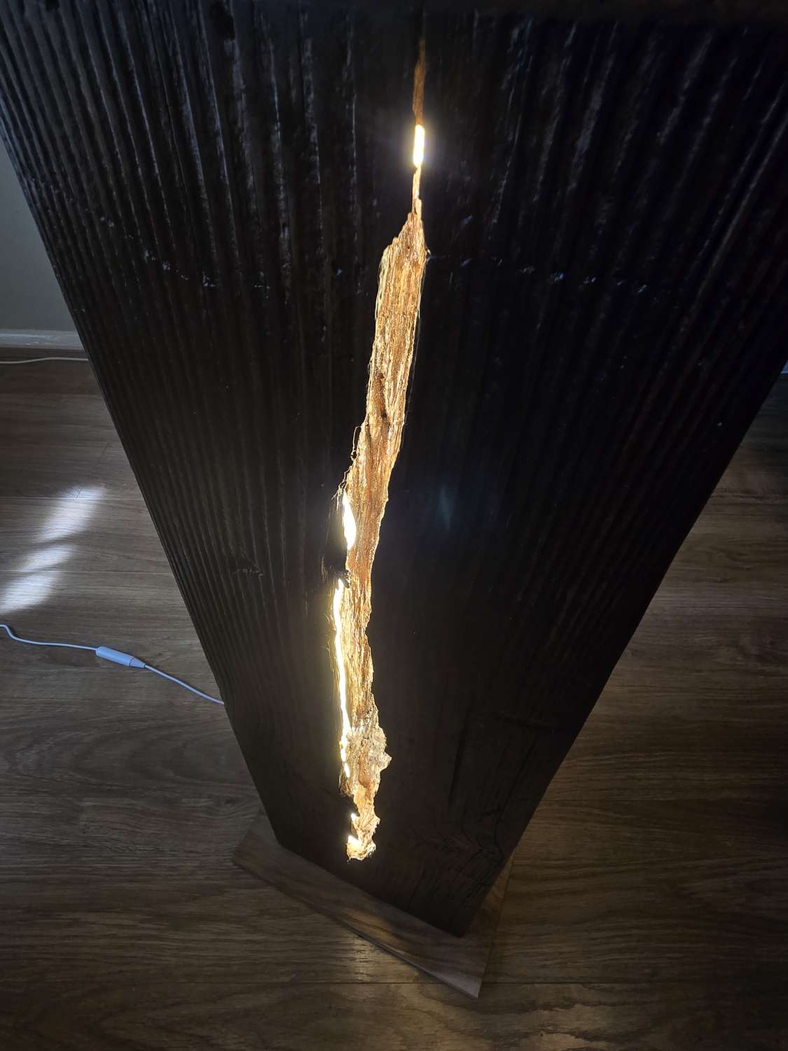 Reclaimed Railway Sleeper Floor Lamp Reclaimed Railway Sleeper Floor Lamp