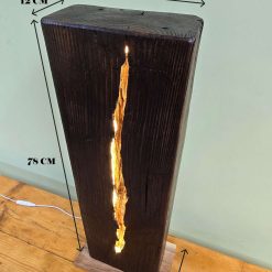 Reclaimed Railway Sleeper Floor Lamp 1 Reclaimed Railway Sleeper Floor Lamp 1
