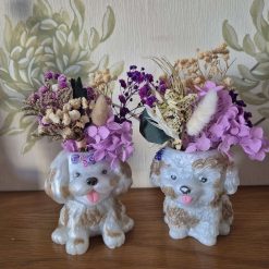 Mini dog planters