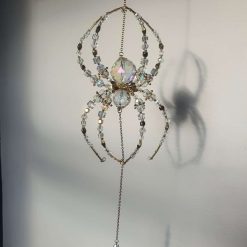 "Crystal Gold" Spider Suncatcher