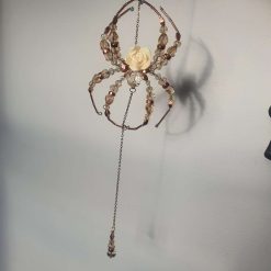 "Sweet Peach" Spider Suncatcher