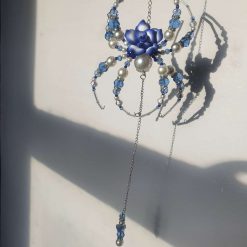 "Lilac Rose" Spider Suncatcher