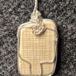 Beachcombed Ceramic Pendant