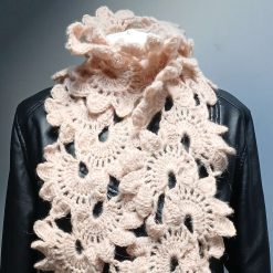Crochet Flower Scarf