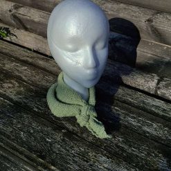 Crochet triangle scarf