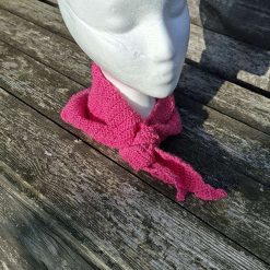 Crochet triangle scarf