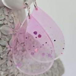 Handmade Resin Teardrop Earrings