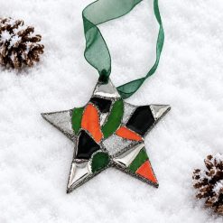 Artisan mosaic star decoration