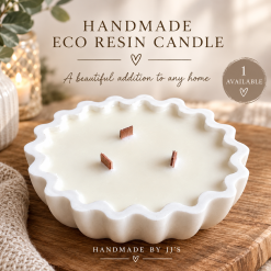Handmade Eco-Resin Candle Bowls – Large