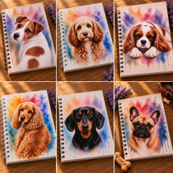 Dashing Dogs – Small & Mighty Collection | Handmade Notebooks