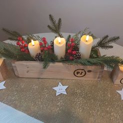 Handmade Cornish Wooden Trees - 36cm No lights