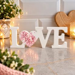 Eco resin word ornaments 2 Eco resin word ornaments 2
