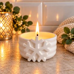 Eco resin Christmas candle
