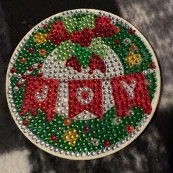 Joy Christmas coaster