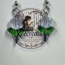 Tulip flower earrings