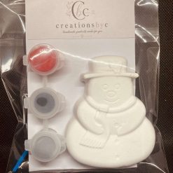 Paint your own Christmas snowman