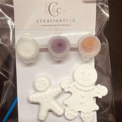 Paint your own plaster ginger breads